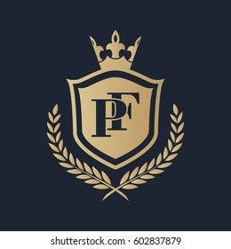 Pf Logo Design Photos, Images & Pictures | Shutterstock