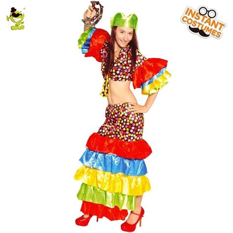 Adult's Deluxe Rumba Costume Cuban Caribbean Turban Tropical Fancy Dress Costumes on Aliexpress ...