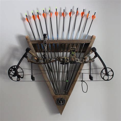 Barn Wood Bow & Arrow Rack for Archery - Etsy | Barn wood, Bow rack ...