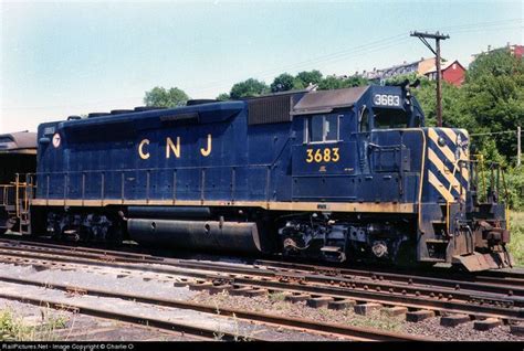 (GP40P). CNJ #3683. EMD diesel locomotive. (AAR) B-B, 3000 H.P., 13 ...