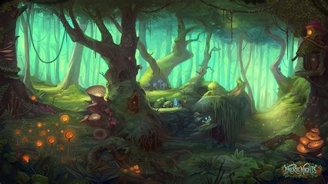 ArtStation - Faerie Nights | Slot Game, Inkration Studio | Faeries, Magical forest, Fantasy ...