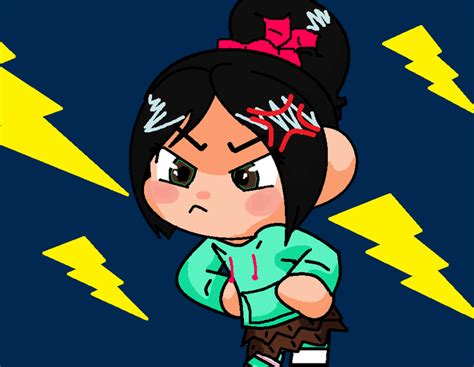 Vanellope Angry By PinkishGiovanna by PinkishGiovanna on DeviantArt