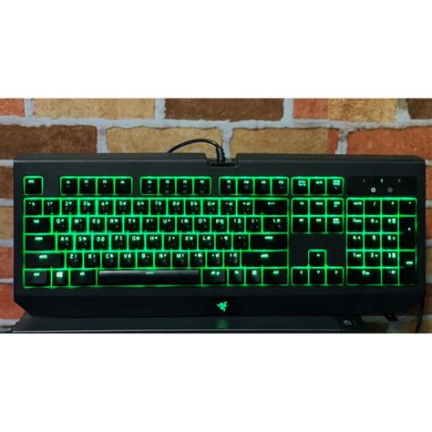 KEYBOARD (คีย์บอร์ด) RAZER BLACKWIDOW ULTIMATE 2016 (RAZER GREEN SWITCH) (GREEN LED) (ENTH ...