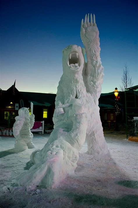 Breckenridge Colorado Ice Sculptures - LOVELAND SCULPTURE WALL