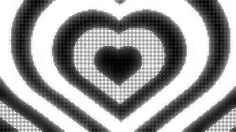 Black and White Y Neon LED Lights Heart Backgrounds, black heart aesthetic HD wallpaper | Pxfuel