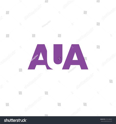 Aua Logo Vector Graphic Branding Letter Stock Vector (Royalty Free) 416148463 | Shutterstock