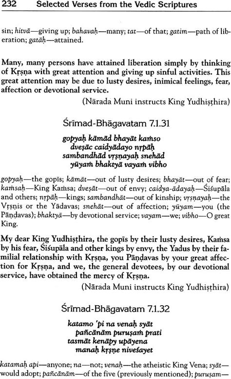 Selected Verses from The Vedic Scriptures