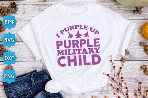 I Purple Up Purple Military Child, Purple up for military kids ...