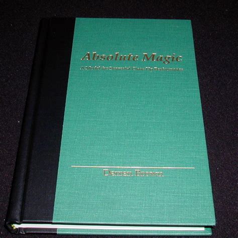 Absolute Magic by Derren Brown – Quality Magic Books