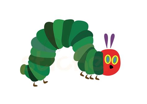 The Very Hungry Caterpillar Illustration INSTANT DOWNLOAD | Etsy