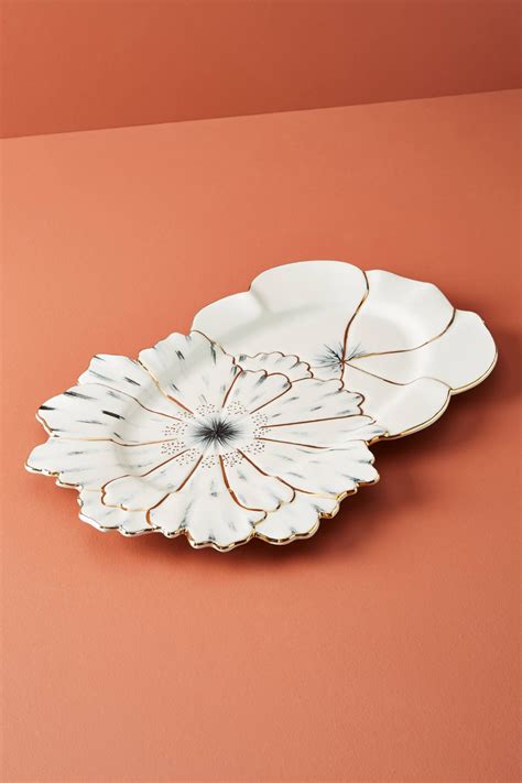 Papetal Floral Serving Platter | Serving platters, Floral bowls, Floral