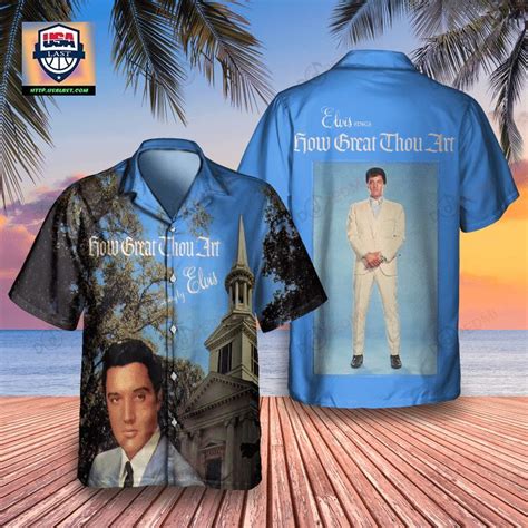 [Available] Elvis Presley How Great Thou Art Album Hawaiian Shirt - Usalast