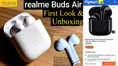 Realme Buds Air First Look & Unboxing | Realme Airpods #RealmeBudsAir - YouTube