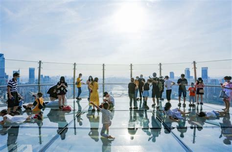 Visitors to Raffles city Chongqing can walk mid-air at newly opened ...