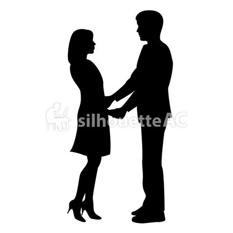 Free Silhouette Vector : 2 people couple love - 147185 | silhouetteAC