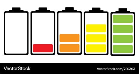 Simple battery icon Royalty Free Vector Image - VectorStock