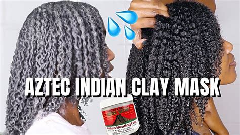 INDIAN AZTEC CLAY MASK ON NATURAL HAIR - TO DETOX, DEFINE, AND REFRESH ...