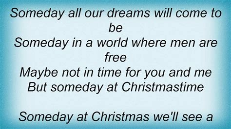 Stevie Wonder - Someday At Christmas Lyrics - YouTube