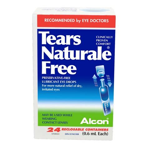 Alcon Tears Naturale Free Eye Drops - 24 x 0.6ml | London Drugs