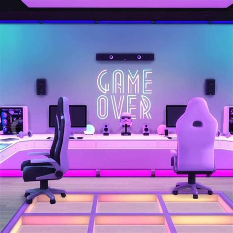 Pastel Purple Gaming Setup : Minimalsetups Projector | Khadrismat