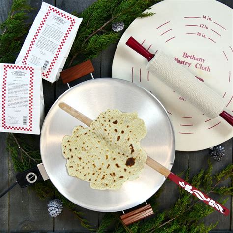 Lefse Bread Kit with 16" Lefse Griddle (Aluminum) | Bethany Housewares | Everything Kitchens