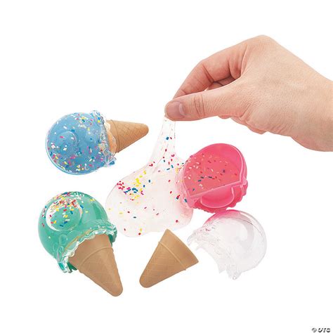 Scented Ice Cream Cone Slime - 12 Pc. | Oriental Trading