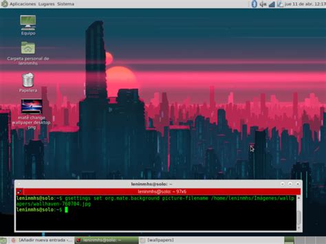 How to change wallpaper on Linux Mate desktop by terminal | Leninmhs