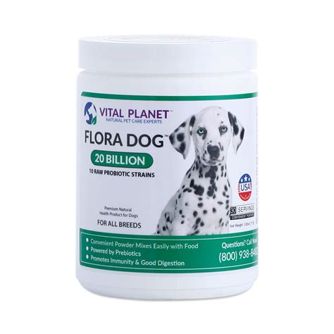 Flora Dog Probiotic Powder by Vital Planet - Thrive Market