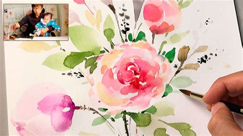 Flower Watercolor Painting