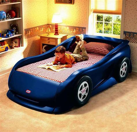 blue-luxury-car-shaped-bed