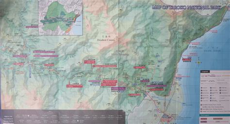 Taroko National Park Map