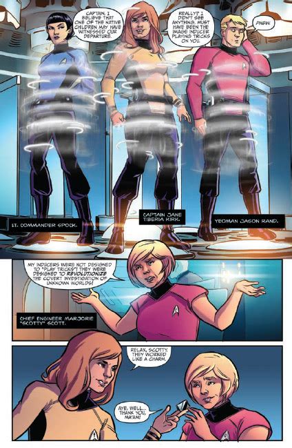 Review: Star Trek Gender Swap Comics "Parallel Lives" - Trekkie Feminist