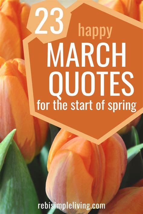 23 happy march quotes for the start of spring Month Of March Quotes, Women's Month Quotes, Hello ...