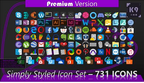 Simply Styled Icon Set - 731 Icons | [PREMIUM HD] by dAKirby309 on ...