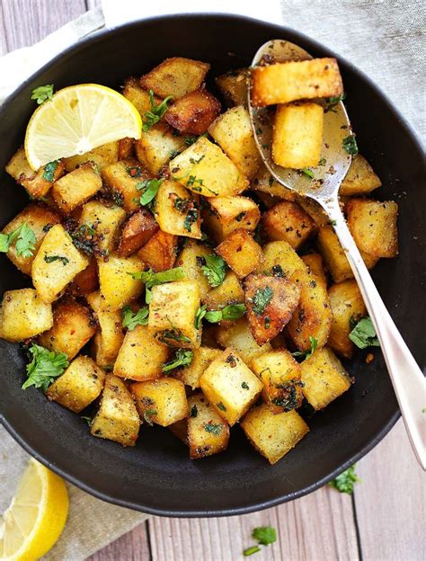 Garlic Coriander Potatoes