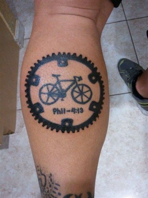 My fave verse and sport Cycling Tattoo, Bicycle Tattoo, Bicycle Art ...