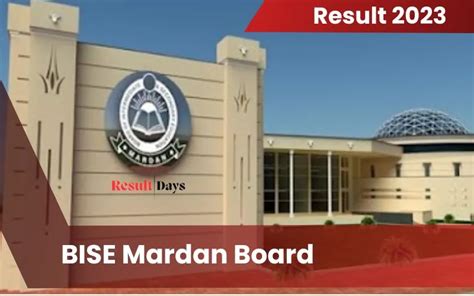 BISE Mardan Board Matric 10th Class Result 2023