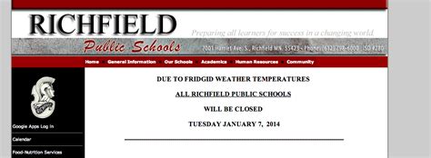 Richfield Public Schools to Remain Closed Tuesday | Richfield, MN Patch