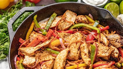 Sizzling Skillet Chicken Fajitas