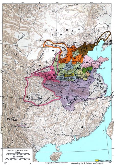 China History Maps - BC 403-221 Contending States