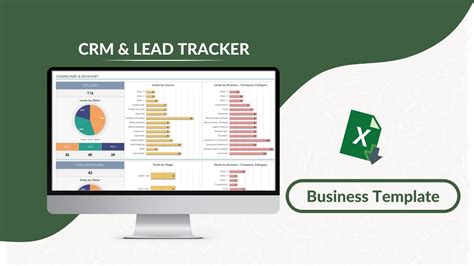 CRM & Lead Tracker Excel Template - YouTube