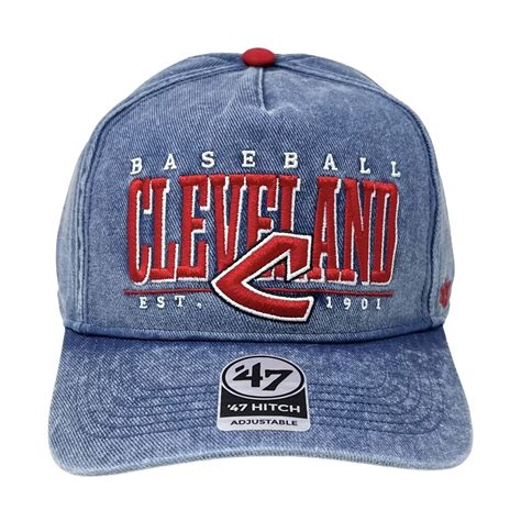 Cleveland Guardians 47 Vintage Clean Up Adjustable Hat