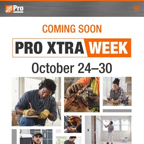 Pro Xtra Week Is Almost Here - Home Depot