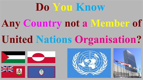 Countries not a member of United Nations Organisation - YouTube