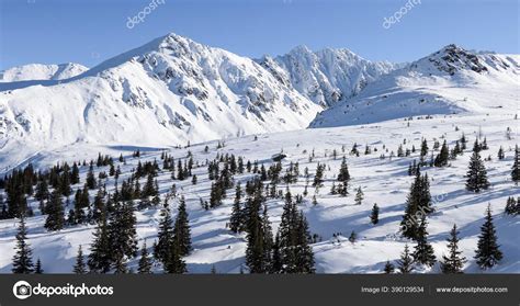 Beautiful Winter View Polish Mountains — Stock Photo © wiola1976 #390129534