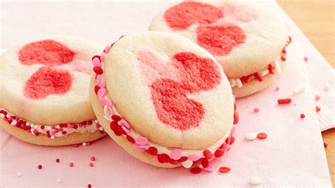 Valentine Hearts Sandwich Cookies Recipe - Pillsbury.com