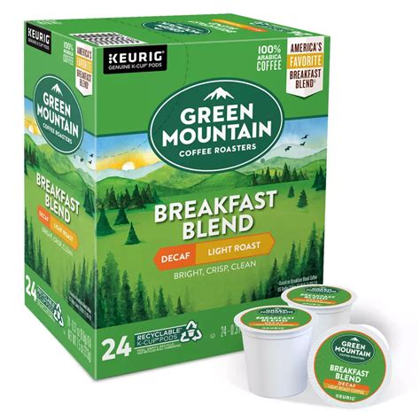 Green Mountain Decaf Breakfast K-Cup - Coffee Supplies