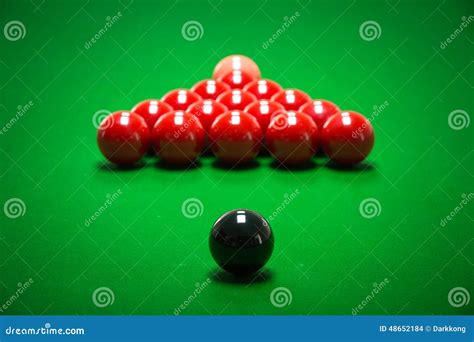 Snooker balls set stock photo. Image of reflection, equipment - 48652184