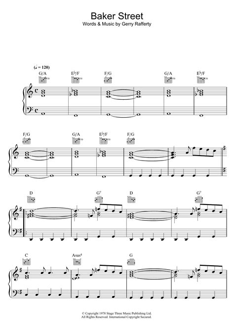 Baker Street | Sheet Music Direct