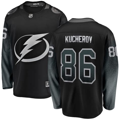 Fanatics Branded Nikita Kucherov Tampa Bay Lightning Black Alternate ...